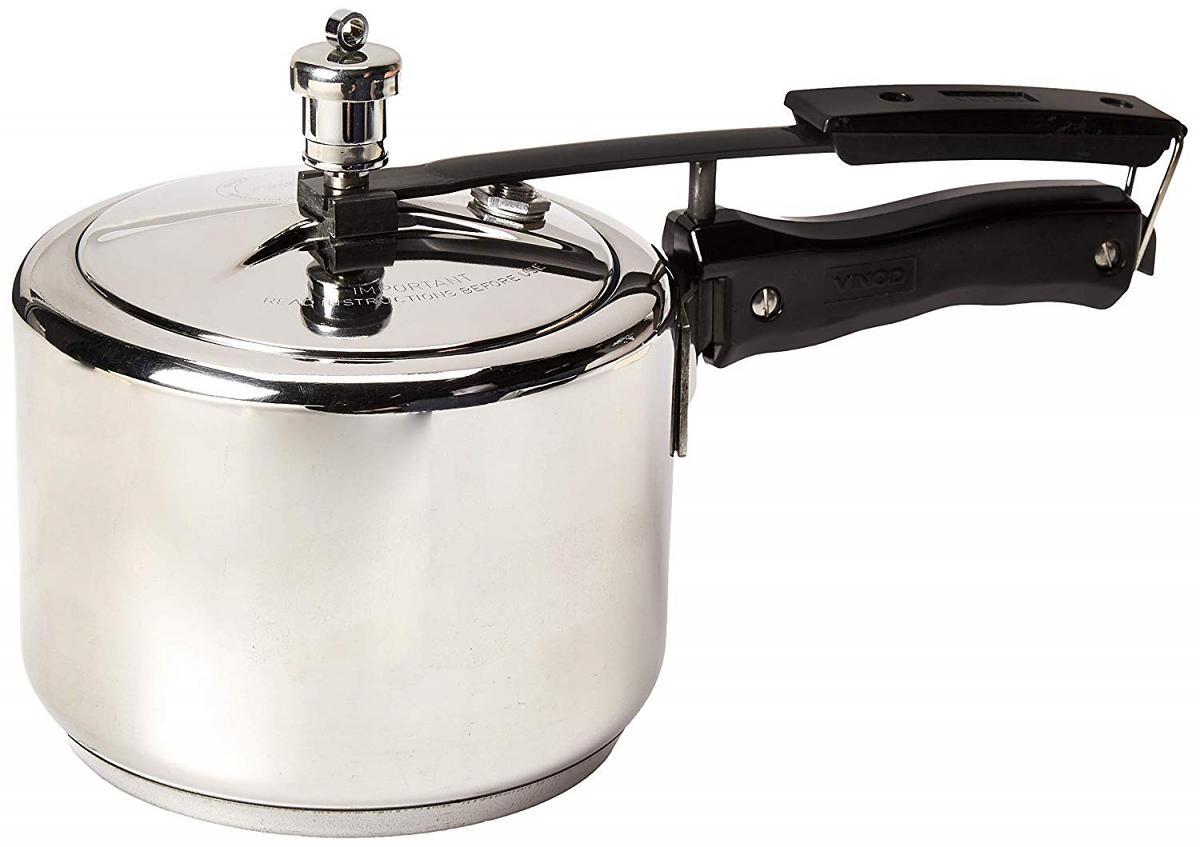 Vinod 3 Liter Stainless Steel Sandwich Bottom Pressure Cooker 39841 Buy Pressure Cooker Online